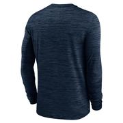 West Virginia Nike Dri-Fit Sideline Velocity Long Sleeve Tee